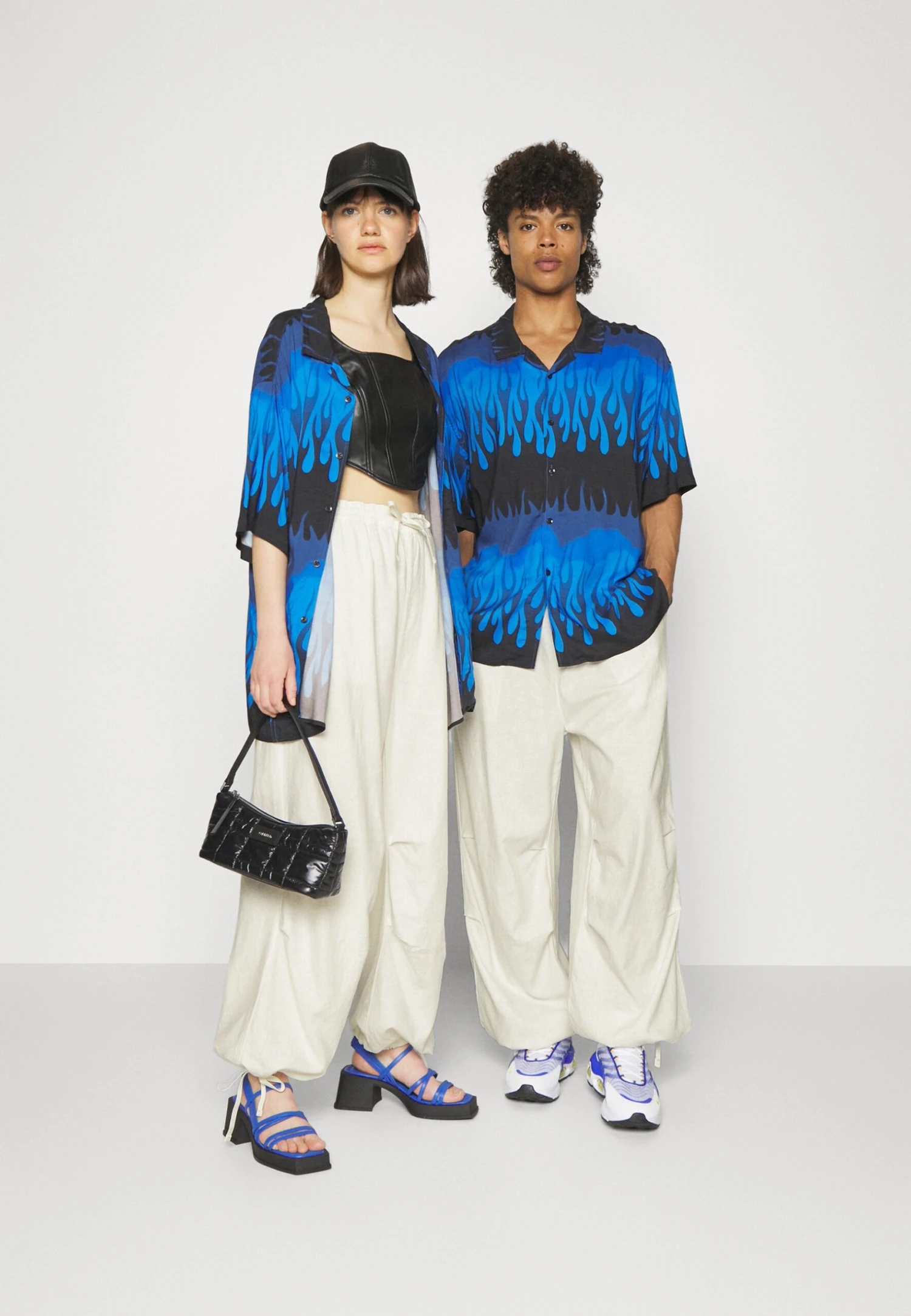 YOURTURN Genderless Parachute Unisex - Trousers - White 2 YOURTURN Genderless Parachute Unisex - Trousers - White - Image 2