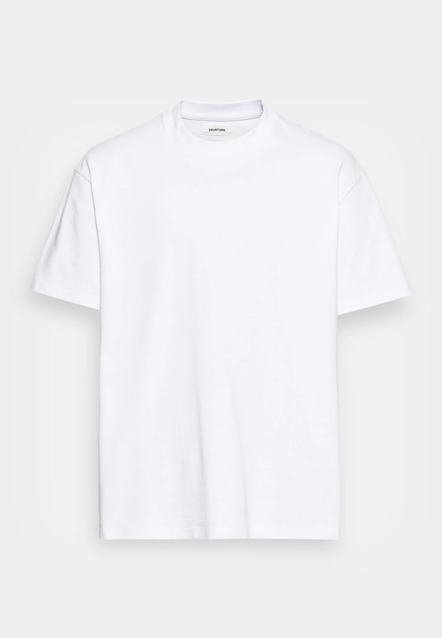 YOURTURN Heavy Weight Tee Unisex - Basic T-Shirt - White 4 YOURTURN Heavy Weight Tee Unisex - Basic T-Shirt - White - Image 4