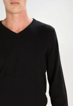 Pier One Jumper - Black -Clothing Sale Store 115073f540434a54bb8efd23859d3abd