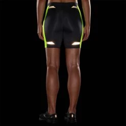 Brooks | Women's Run Visible 6" Short Tight -Clothing Sale Store 221565044 W Brooks RunVisibleinchShortTight backdark