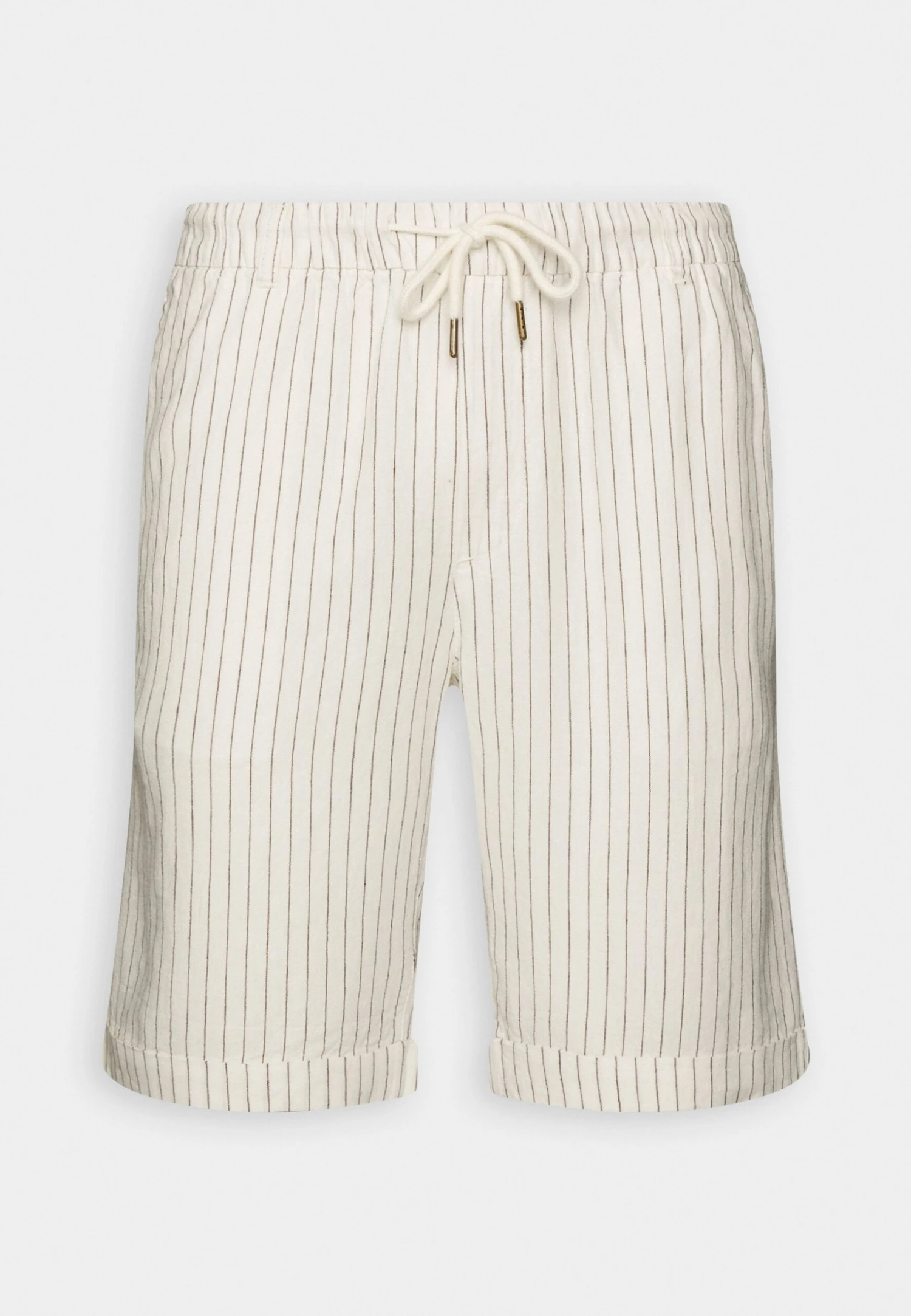 Pier One Linen Blend Drawcord Shorts- Shorts - Off-White 1 Pier One Linen Blend Drawcord Shorts- Shorts - Off-White