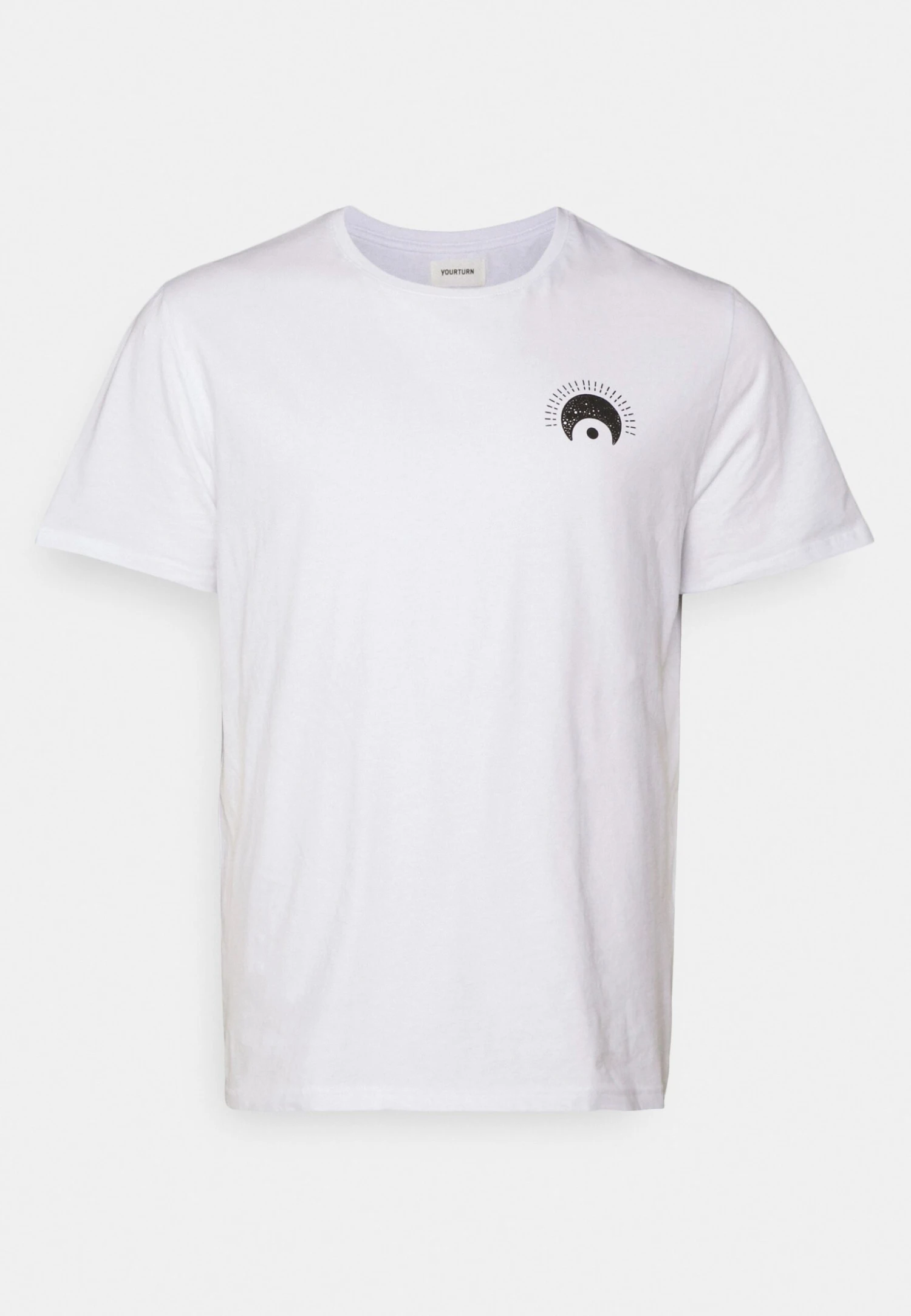 YOURTURN Eye Moon Tee Unisex - Print T-Shirt - White 6 YOURTURN Eye Moon Tee Unisex - Print T-Shirt - White - Image 6