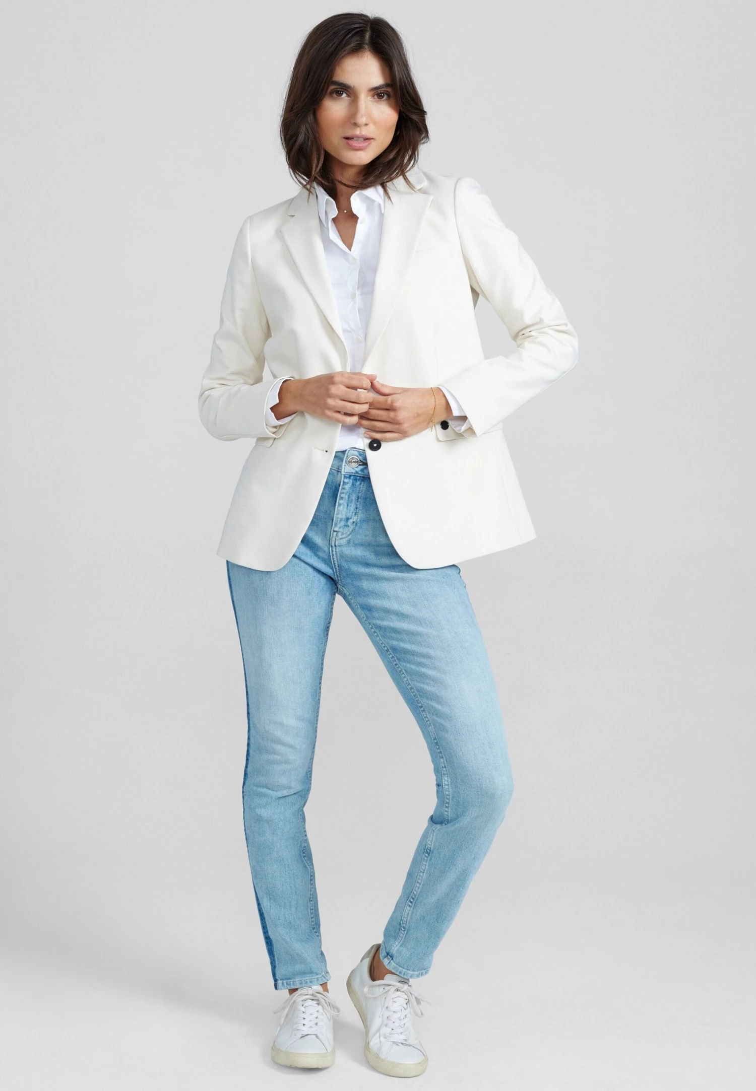 Mos Mosh Mary Night - Blazer - Ecru 2 Mos Mosh Mary Night - Blazer - Ecru - Image 2