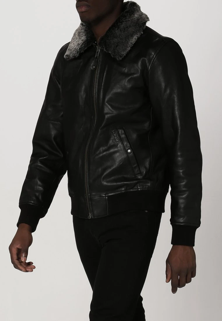 Schott Leather Jacket - Black 3 Schott Leather Jacket - Black - Image 3