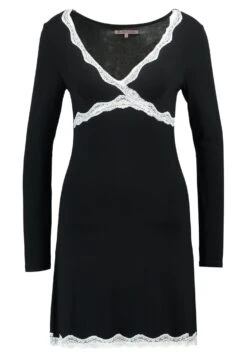 Anna Field Heidi Long Sleeves Viscose Nightdress - Nightie - Black -Clothing Sale Store 32fa00dfae104f94a6dcda686bd2fdf8