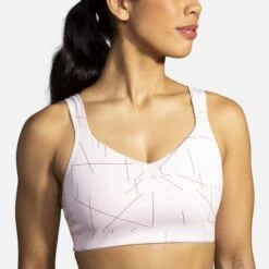 Brooks | Women's Drive Convertible Run Bra - Pink