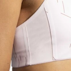 Brooks | Women's Drive Convertible Run Bra - Pink -Clothing Sale Store 350081658 F brooks driveconvertiblerunbra sidedetail