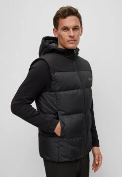 Boss V Hamar1 - Waistcoat - Black One -Clothing Sale Store 3f87c1600e16482dbd37bf491e704044