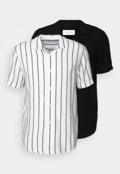 Pier One 2 Pack - Shirt - Black/White -Clothing Sale Store 3fe10c51a5864c25954f7afee7966589