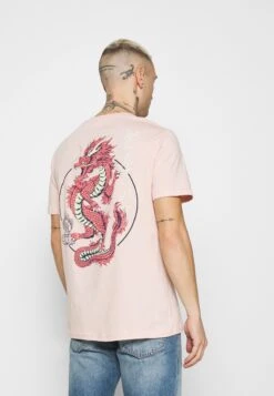YOURTURN Unisex - Print T-Shirt - Pink -Clothing Sale Store 45ddd1447f9d4bc58c7564183b425e6d