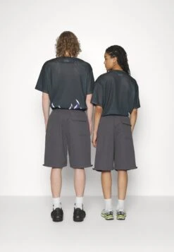 YOURTURN Genderless Parachute - Shorts - Dark Grey -Clothing Sale Store 461c3a03b9af4250a48d4e57a95fd4e3