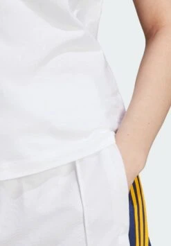 Adidas Originals Pearl Trefoil - Print T-Shirt - White -Clothing Sale Store 53461ecd0bfd476da1a74297fa2aaf0a