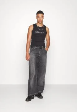 Jaded London Crush Rhinestone Vest Unisex - Top - Black -Clothing Sale Store 5ab7dc86763e4add83a6be0007954d7b