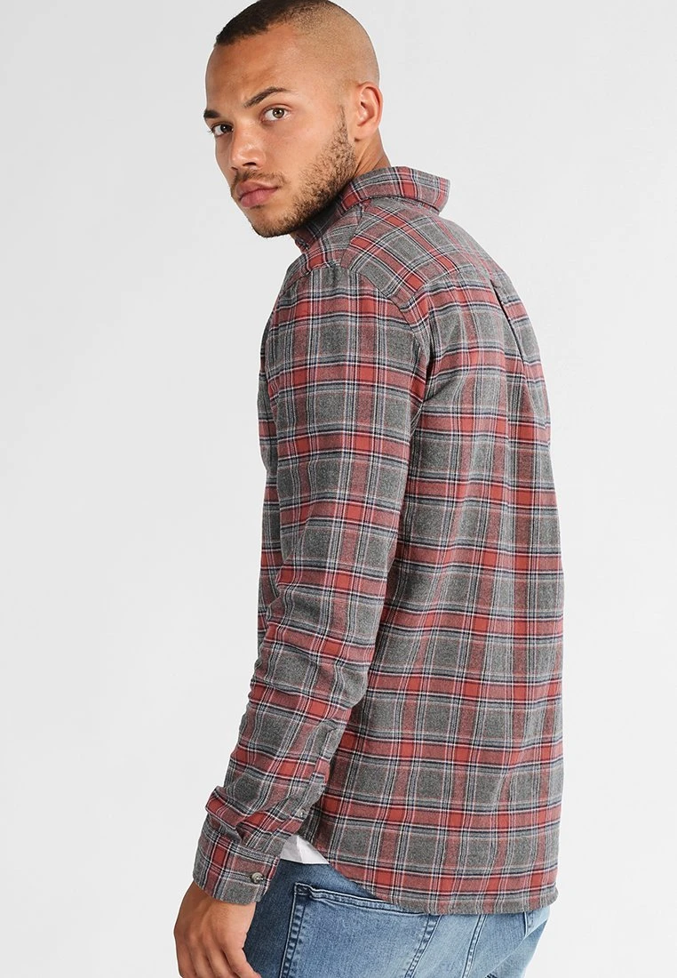 Pier One Shirt - Grey/Coral 3 Pier One Shirt - Grey/Coral - Image 3