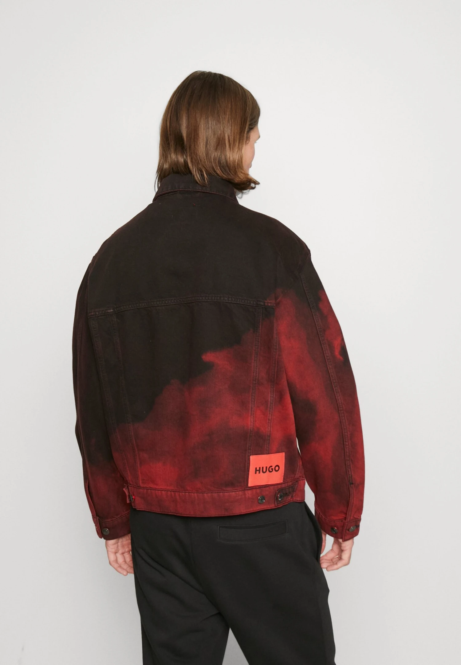 Hugo Denim Jacket - Bright Red 3 Hugo Denim Jacket - Bright Red - Image 3