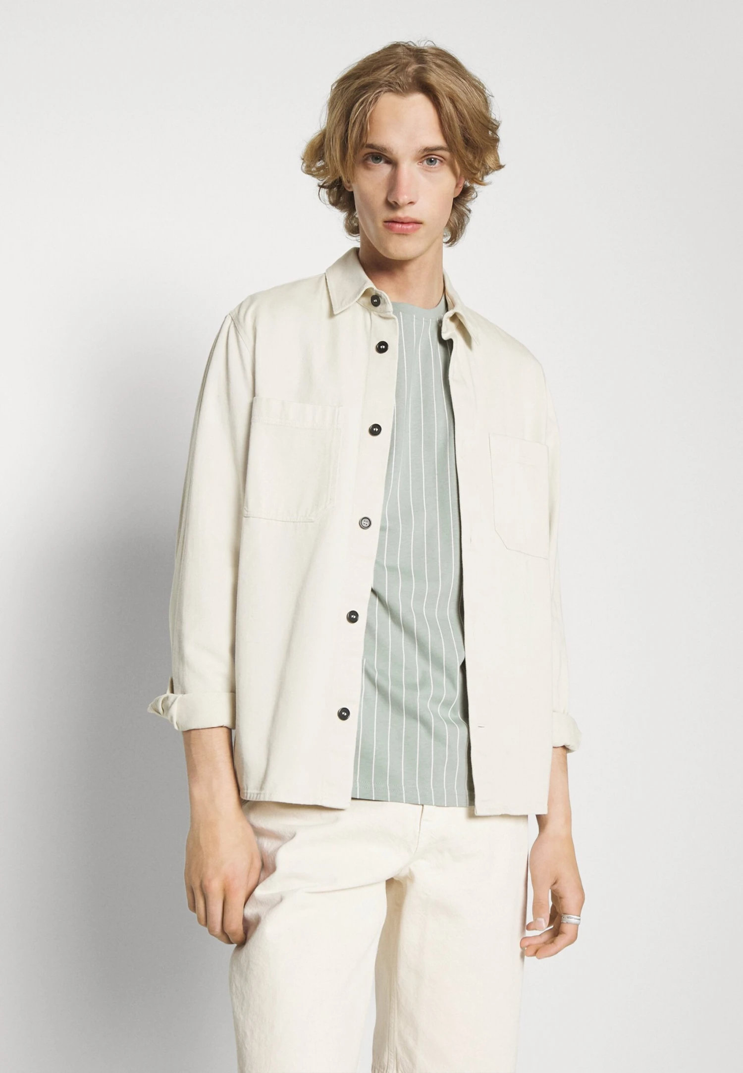 Pier One Print T-Shirt - Light Green 4 Pier One Print T-Shirt - Light Green - Image 4