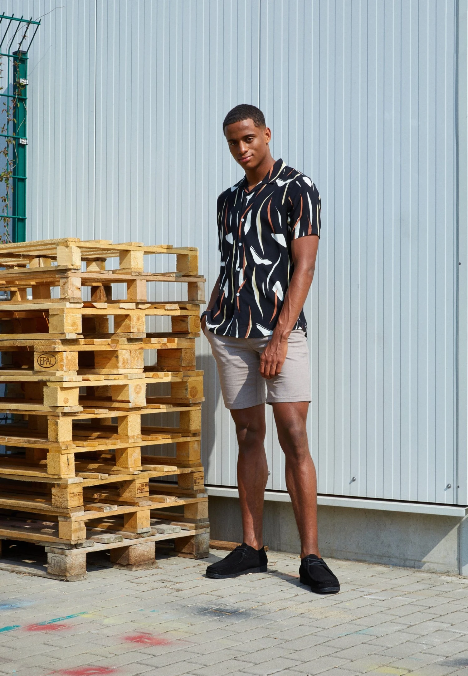 Pier One Contemporary Art Regular Resort- Shirt - Black 1 Pier One Contemporary Art Regular Resort- Shirt - Black