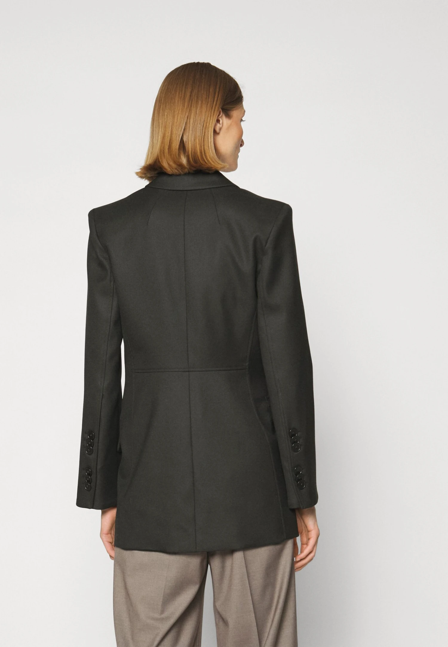 By Malene Birger Essentials Porter - Short Coat - Black 4 By Malene Birger Essentials Porter - Short Coat - Black - Image 4