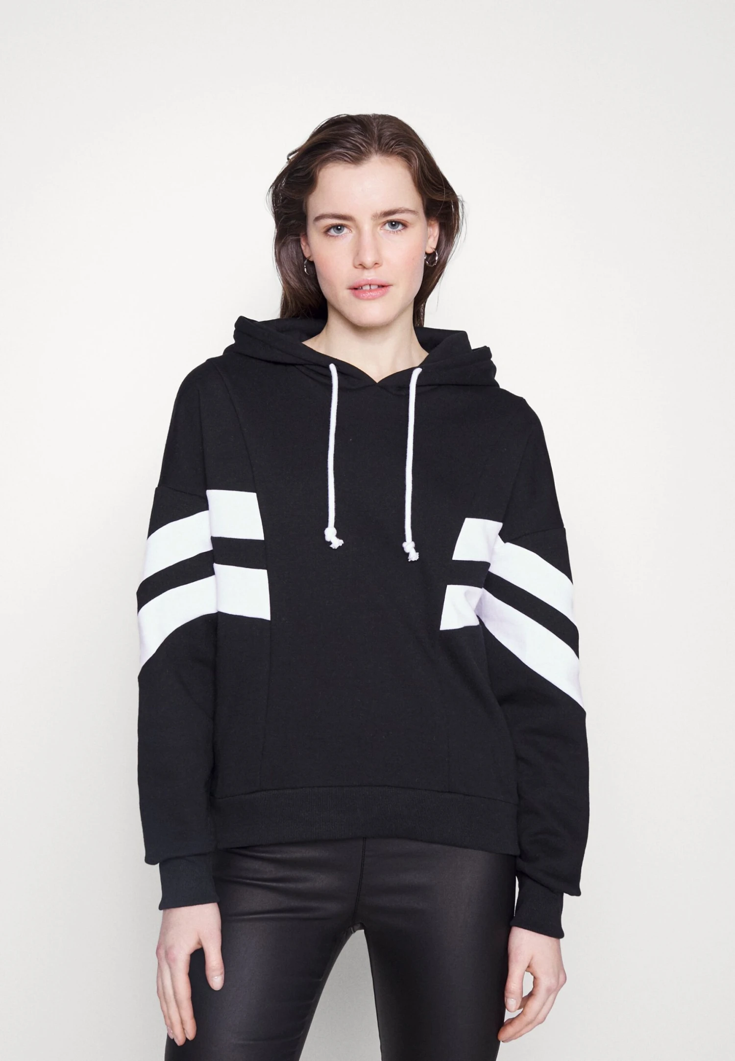 Hoodie - Black/White 1 Hoodie - Black/White