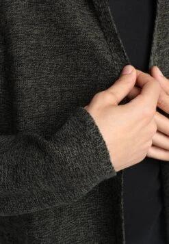 Pier One Cardigan - Black/Olive -Clothing Sale Store 77cc56baa8d64ff08fd27eaa2cfca327