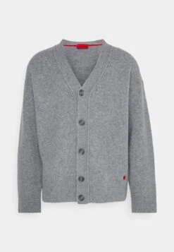 Hugo Sopro - Cardigan - Medium Grey 10 Hugo Sopro - Cardigan - Medium Grey -Clothing Sale Store 79f1f77a2b1f4dde82d87a8b357593a2
