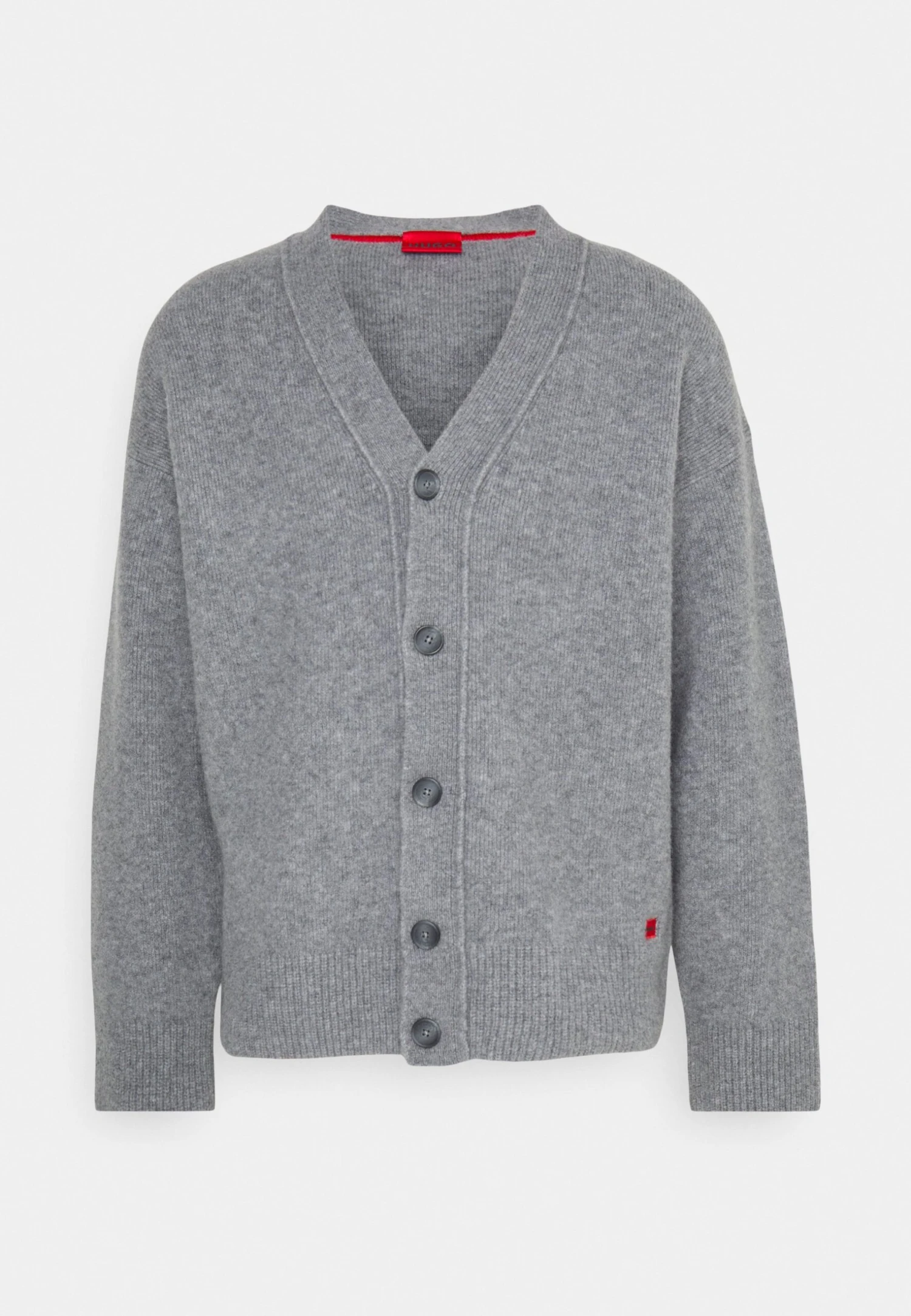 Hugo Sopro - Cardigan - Medium Grey 5 Hugo Sopro - Cardigan - Medium Grey - Image 5