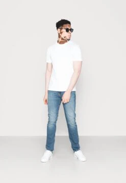 Pier One 10 Pack - Basic T-Shirt - Mottled Light Grey/Black/White