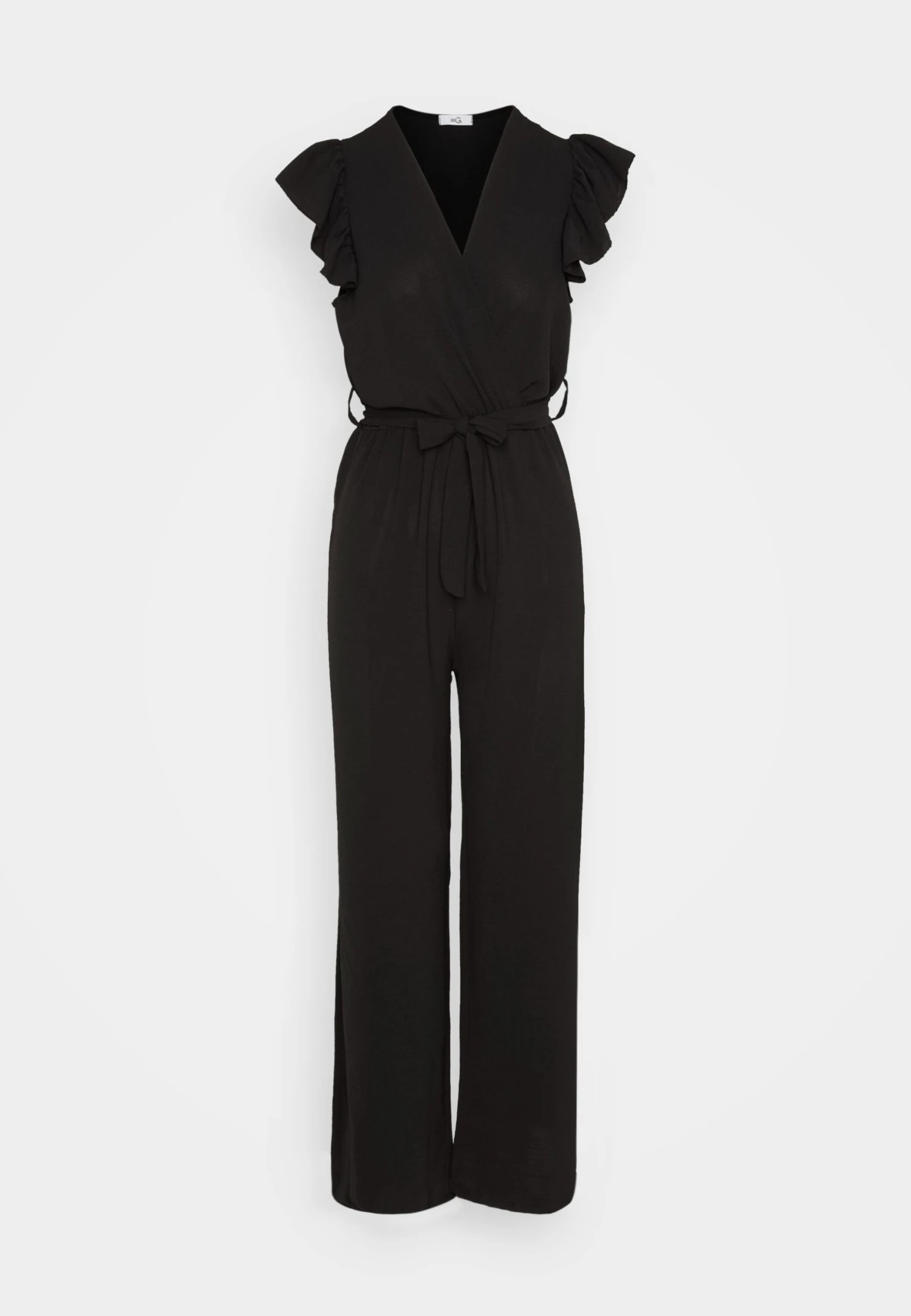 Wal G Fazza Ruffle- Jumpsuit - Black 5 Wal G Fazza Ruffle- Jumpsuit - Black - Image 5