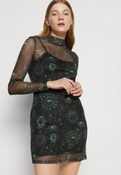 Noisy May Carrie Highneck Dress - Shift Dress - Black -Clothing Sale Store 97f048e699ed4c57b5b54c12984ff303