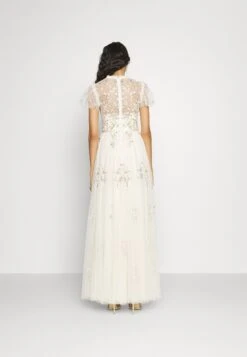 Needle & Thread Exclusive Petunia Cap Sleeve Gown - Occasion Wear - Cream -Clothing Sale Store 9922a66ee664405f8ce5066a1ad06819