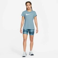 Nike | Women's Dry Tee DFC Crew -Clothing Sale Store AQ3212 495 W Nike DryTeeDFCCrew fullbody