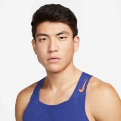 Nike | Men's DF ADV Aeroswift Singlet -Clothing Sale Store DM4624 455 M Nike DFADVAeroswiftSinglet neckclose