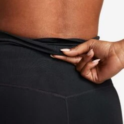 Nike | Women's One Dri-FIT High-Rise Leggings - Black 9 Nike | Women's One Dri-FIT High-Rise Leggings - Black -Clothing Sale Store DM7278 010 W Nike OneDFHRTight detail2