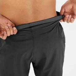 Salomon | Men's Sense Aero 5'' Shorts - Deep Black -Clothing Sale Store LC1870000 M Salomon SenseAero5 waist