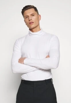 Pier One 2 Pack - Long Sleeved Top - White/Black -Clothing Sale Store a236e23de24943c2b31da887f93fc262