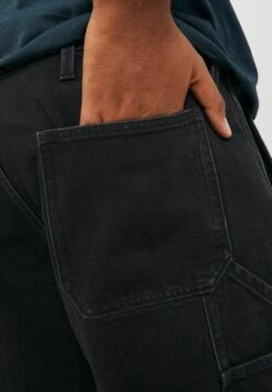 Jack & Jones Relaxed Fit Jeans - Black Denim -Clothing Sale Store a7f0fa47a06e447ca06df351e641e0a6