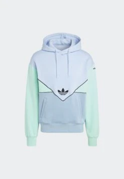 Adidas Originals Hoodie - Blue Dawn Ambient SkyEasy Green -Clothing Sale Store a83e646d6c994184a353757216885644