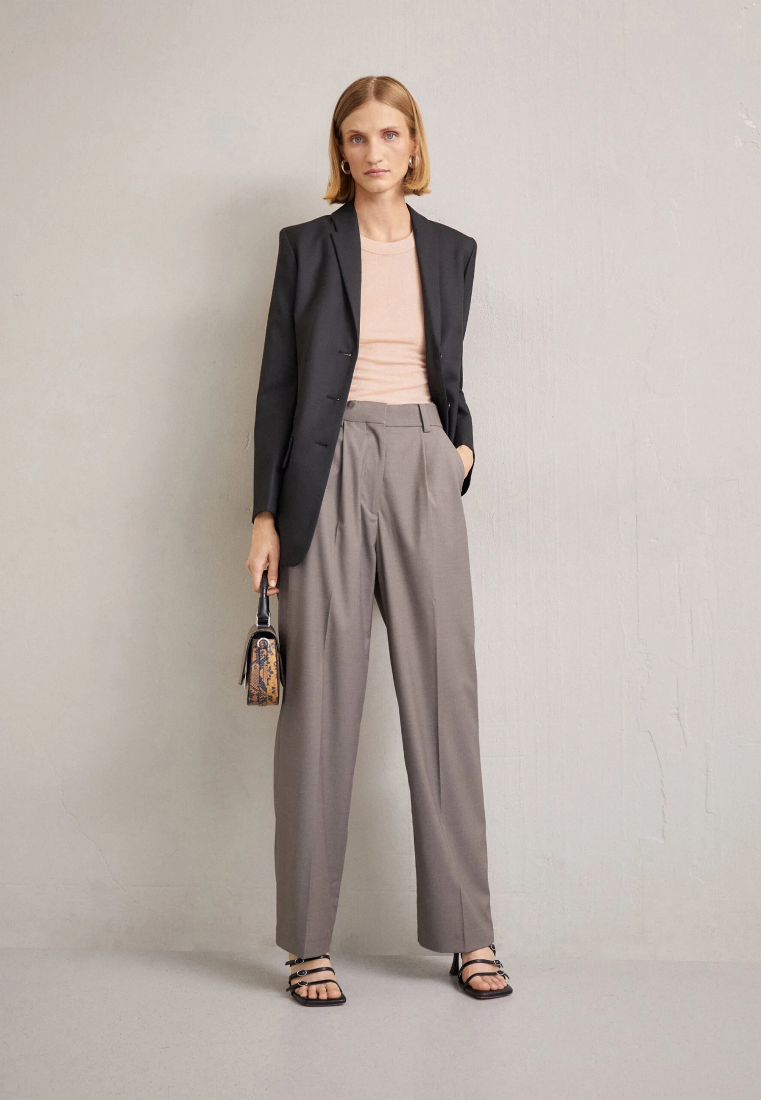 By Malene Birger Essentials Porter - Short Coat - Black 2 By Malene Birger Essentials Porter - Short Coat - Black - Image 2