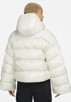 Nike Sportswear W Nsw Tf Synfl City Hd Jkt - Winter Jacket - Light Bone/Black -Clothing Sale Store a9cf17ebfa5b460cb650a1bd004a23c0