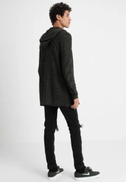 Pier One Cardigan - Black/Olive -Clothing Sale Store b1c42fa61d4b4b0ab71ca3de14a4aa30