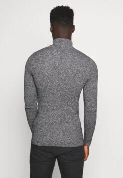 Pier One Muscle Fit Turtle - Jumper - Mottled Grey -Clothing Sale Store c58930c1b64342c08fef251487e5a618