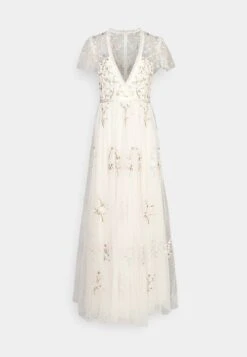 Needle & Thread Exclusive Petunia Cap Sleeve Gown - Occasion Wear - Cream -Clothing Sale Store c80e11099b6545ed9559ed3ff646114b