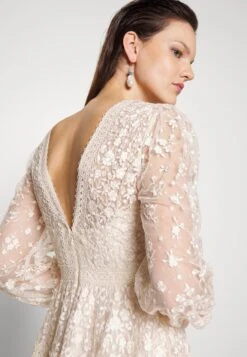 Needle & Thread Celestia Ribbon Mini Dress - Cocktail Dress / Party Dress - Champagne -Clothing Sale Store d4bc2040b39f4de09ce9fbf900974871