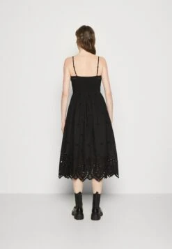 AllSaints Whitley Broderie Dress - Day Dress - Black -Clothing Sale Store daf1d4e0e958434fba340f7b60f61a17