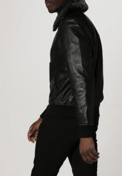 Schott Leather Jacket - Black 12 Schott Leather Jacket - Black -Clothing Sale Store de93bf34bc534a87944790584dc94de3