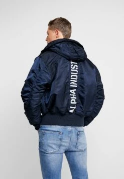 Alpha Industries Hooded Custom - Winter Jacket - Rep Blue -Clothing Sale Store e710779f383c44a8911e79f37e48949d