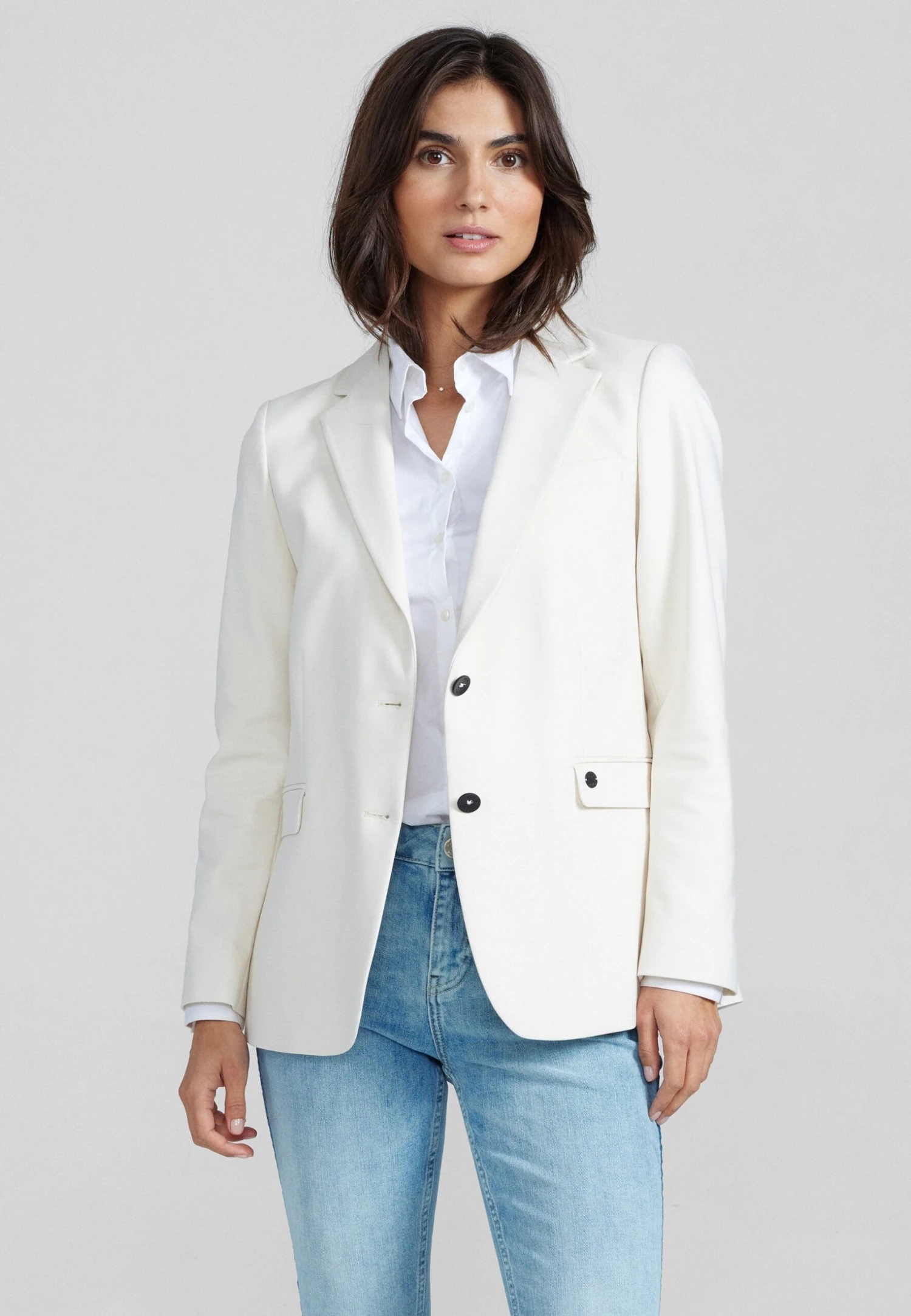 Mos Mosh Mary Night - Blazer - Ecru 1 Mos Mosh Mary Night - Blazer - Ecru